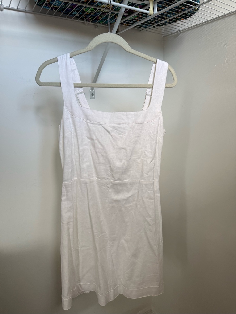 NWT Abercrombie Classic White Square-Neck Summer Dress